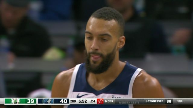 【2023年11月07日 凯尔特人vs森林狼集锦】巧妙绝伦！李凯尔击地妙传戈贝尔下顺暴扣2+1