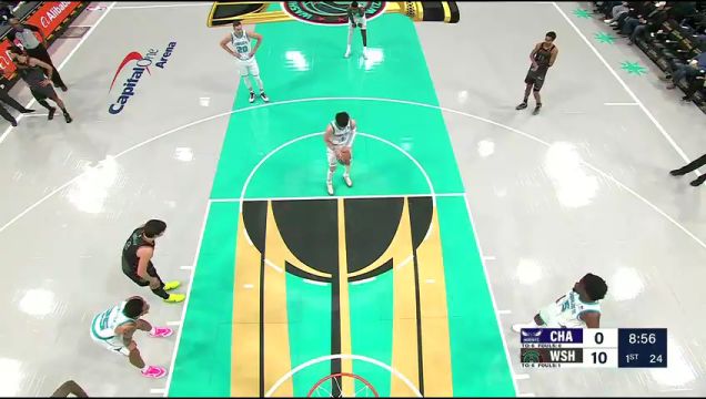 【2023年11月11日】黄蜂vs奇才第1节英文原声录像回放