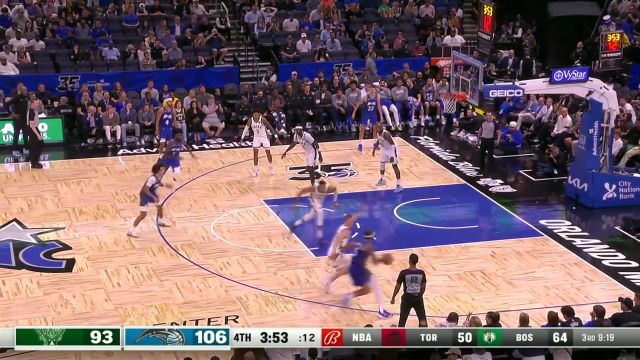 【2023年11月12日 雄鹿vs魔术集锦】传球轻松写意！布莱克夹缝妙传助攻瓦格纳干拔重扣