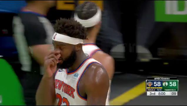 【2023年11月14日 尼克斯vs凯尔特人集锦】就问你气不气！米罗贴身严防待其出手送上排球大帽