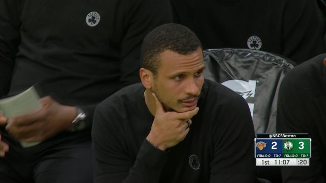 【2023年11月14日】尼克斯vs凯尔特人第1节英文原声录像回放