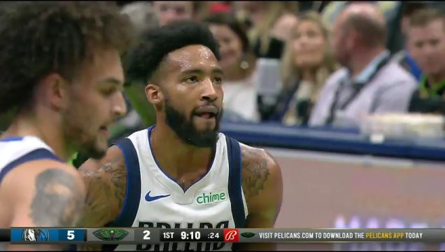 【2023年11月15日】独行侠vs鹈鹕第1节英文原声录像回放