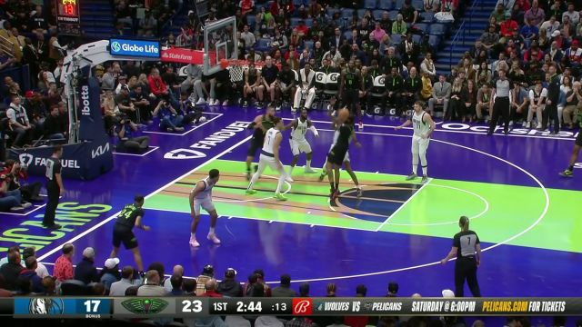 【2023年11月15日 独行侠vs鹈鹕集锦】最好的进攻就是防守！马绍尔抢断完成助攻瓦兰一飞冲天暴扣得手