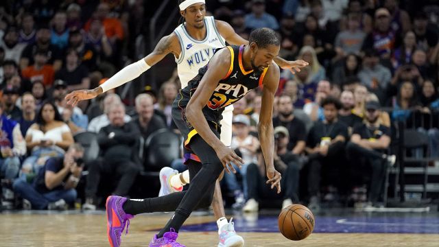 【2023年11月16日 森林狼vs太阳集锦】森林狼vs太阳五佳球 唐斯单臂擎天重扣 努尔基奇杜兰特绝妙配合