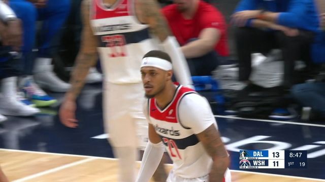 【2023年11月16日 独行侠vs奇才集锦】配合无间！阿夫迪亚吸引防守送妙传 助飞加福德空接暴力砸扣