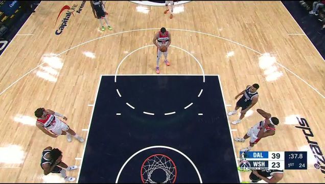 【2023年11月16日】独行侠vs奇才第1节英文原声录像回放