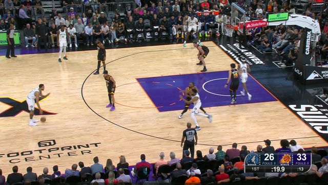 【2023年11月16日 森林狼vs太阳集锦】赶紧打破得分荒！亚历山大-沃克外线三分手起刀落