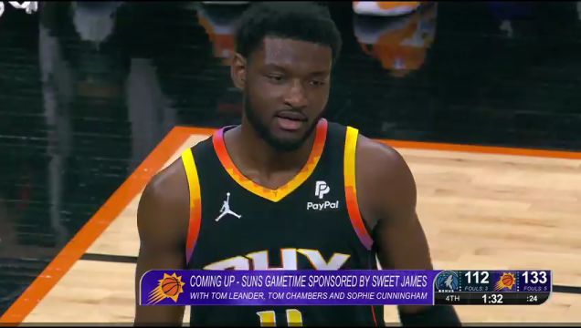 【2023年11月16日】森林狼vs太阳第4节英文原声录像回放