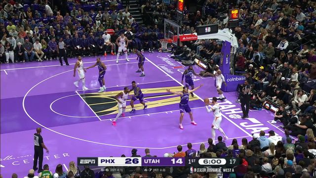 【2023年11月18日 太阳vs爵士集锦】在哪个位置都能把球打进 杜兰特中距离翻身跳投美如画