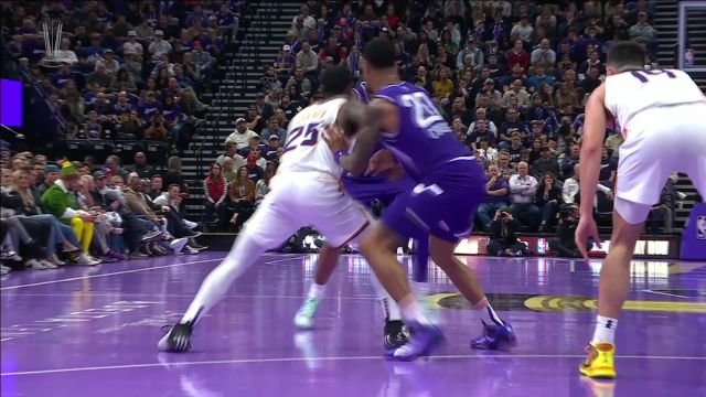 【2023年11月18日 太阳vs爵士集锦】让你打出喜欢的节奏 霍顿-塔克连线科林斯完成空接暴扣