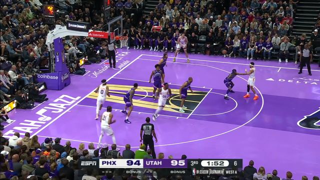 【2023年11月18日 太阳vs爵士集锦】角色球员的发挥极其重要 布克穿针引线利特尔尤班克斯连中三分