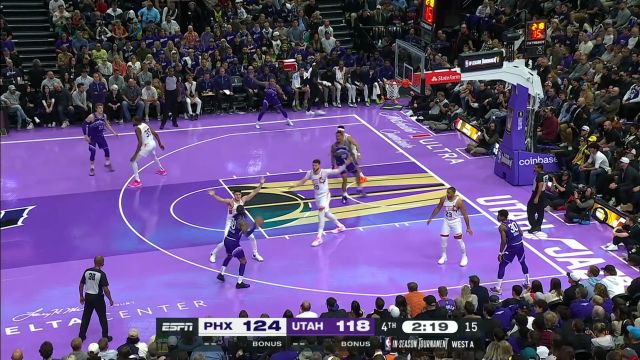 【2023年11月18日 太阳vs爵士集锦】做饼和吃饼的能力都是顶级 克拉克森妙传马尔卡宁球到人到双手暴扣