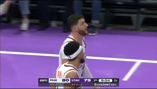 【2023年11月18日】太阳vs爵士第3节英文原声录像回放