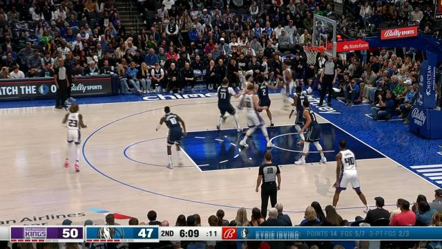 【2023年11月20日 国王vs独行侠集锦】外线开火轰起来！欧文率先命中穆雷紧随其后三分回击