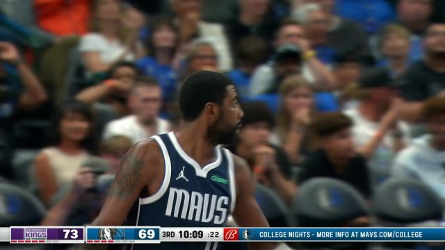 【2023年11月20日 国王vs独行侠集锦】穿花绕蝶潇洒写意！欧文面对小萨轻松打进