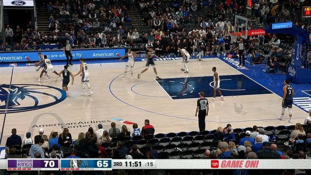 【2023年11月20日 国王vs独行侠集锦】东契奇弧顶控球高抛制导 莱夫利弹地而起双臂挂筐