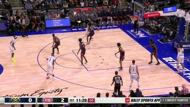 【2023年11月21日 掘金vs活塞集锦】约老师战略性传球 雷吉面对旧三分主毫不手软