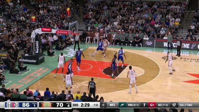 【2023年11月21日 快船vs马刺集锦】两次进攻打得有板有眼 文班亚马撤步中投+奥斯曼反击予取予求