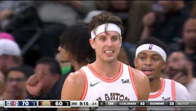 【2023年11月21日】快船vs马刺第3节英文原声录像回放