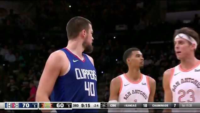 【2023年11月21日】快船vs马刺英文原声全场录像回放