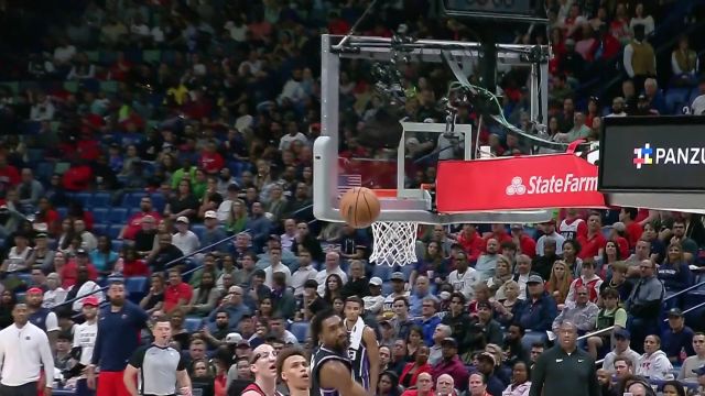 【2023年11月21日 国王vs鹈鹕集锦】这波救球可给满分 蒙克极限救球赫尔特飚射底角三分