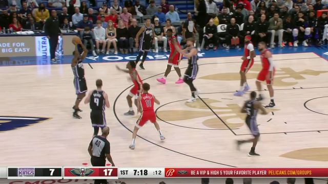 【2023年11月21日 国王vs鹈鹕集锦】咋就没人防了 福克斯底角空位三分稳稳命中