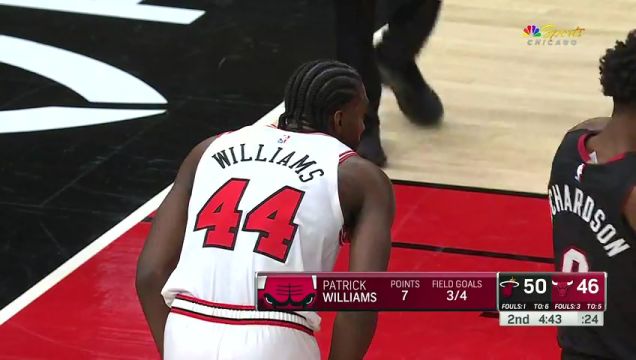 【2023年11月21日】 NBA常规赛：热火vs公牛第2节中文解说录像回放