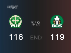 雄鹿vs凯尔特人战报：布朗26分大洛28分 凯尔特人击败雄鹿