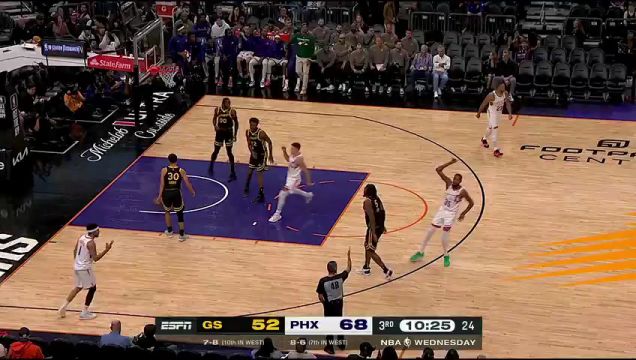 【2023年11月23日 勇士vs太阳集锦】得分如吃饭一样简单 杜兰特内外开火连取5分逼停勇士