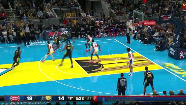 【2023年11月25日 活塞vs步行者集锦】个人能力全面发挥 哈利伯顿得分助攻无所不能