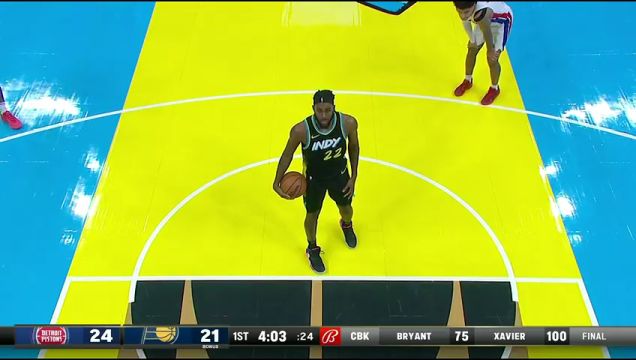 【2023年11月25日】活塞vs步行者第1节英文原声录像回放