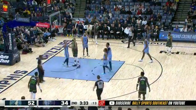 【2023年11月27日】NBA常规赛：森林狼vs灰熊第2节中文解说录像回放