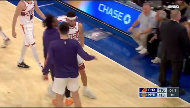 【2023年11月27日 太阳vs尼克斯集锦】绝对的大心脏 布克最后时刻后仰三分准绝杀尼克斯