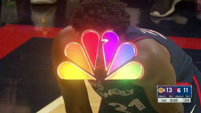 【2023年11月28日】湖人vs76人第1节英文原声录像回放