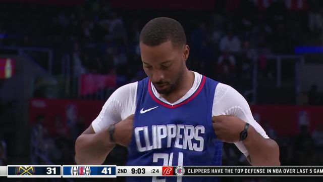 【2023年11月28日】掘金vs快船第2节英文原声录像回放