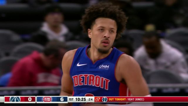 【2023年11月28日 奇才vs活塞集锦】坎宁安击地妙传贯穿防线 汤普森平步青云滑翔拉杆上篮