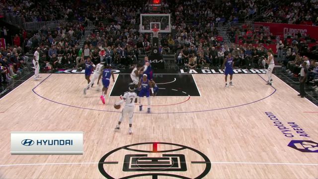 【2023年11月28日 掘金vs快船集锦】彻底疯狂！小乔丹脚踩弹簧空接背扣技惊四座