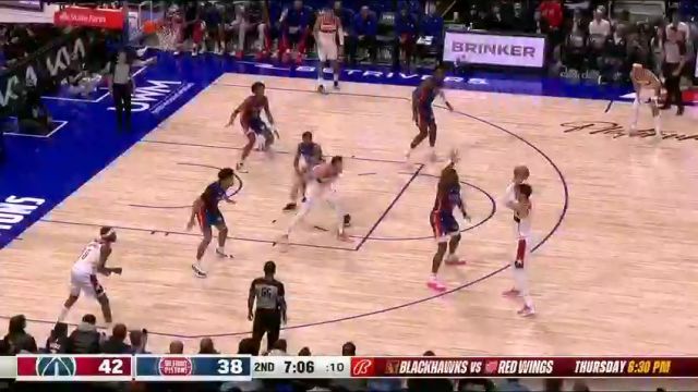 【2023年11月28日】NBA常规赛：奇才vs活塞第2节中文解说录像回放