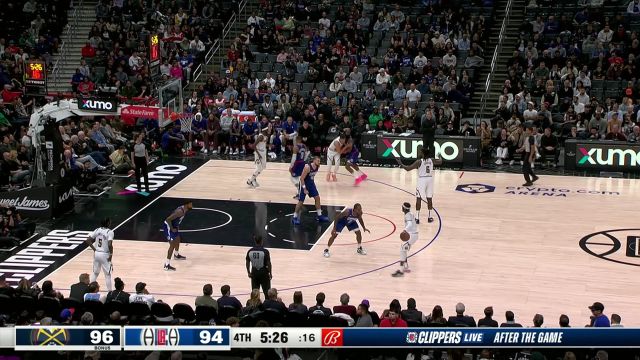 【2023年11月28日 掘金vs快船集锦】面对旧主毫不留情！雷吉-杰克逊里突外投连得5分