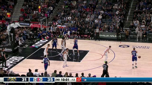 【2023年11月28日 掘金vs快船集锦】突然一个加速让人猝不及防 威少突破上篮动作一气呵成