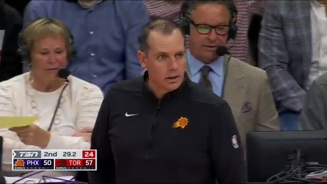 【2023年11月30日】太阳vs猛龙第2节英文原声录像回放