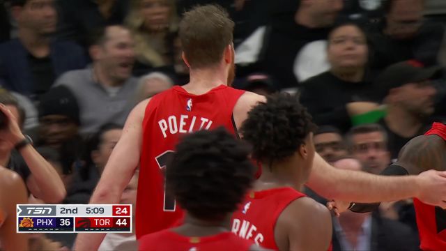 【2023年11月30日 太阳vs猛龙集锦】连续配合屡试不爽 施罗德两次定位珀尔特尔连得4分