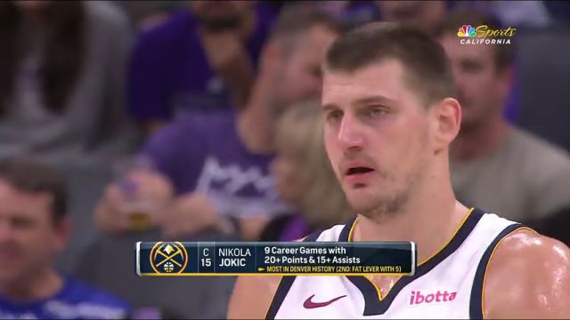 【2023年12月03日】掘金vs国王第1节英文原声录像回放