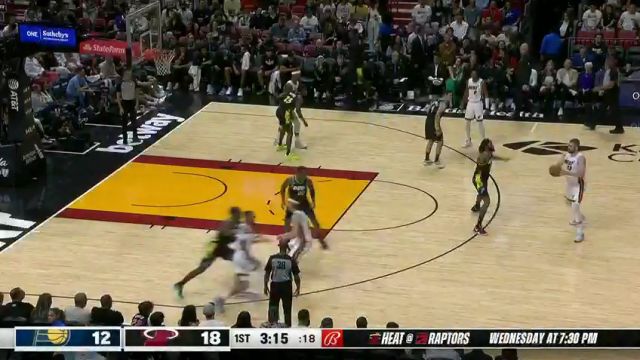 【2023年12月03日】NBA常规赛：步行者vs热火第2节中文解说录像回放