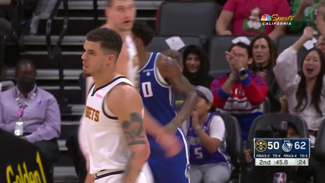 【2023年12月03日 掘金vs国王集锦】不是超人也能飞！福克斯空配连线助攻蒙克暴力灌筐打懵掘金