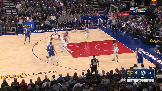 【2023年12月03日 掘金vs国王集锦】得分手拿把攥！福克斯单挑防守翻身跳投稳稳命中