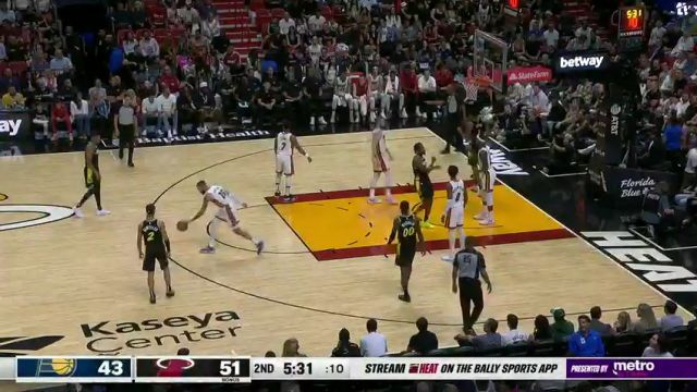 【2023年12月03日】NBA常规赛：步行者vs热火第2节中文解说录像回放