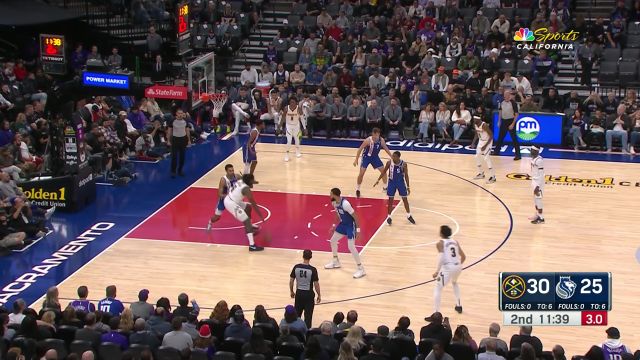 【2023年12月03日 掘金vs国王集锦】一夫当关万夫莫开！麦基镇守内线前后送出两记残暴封盖