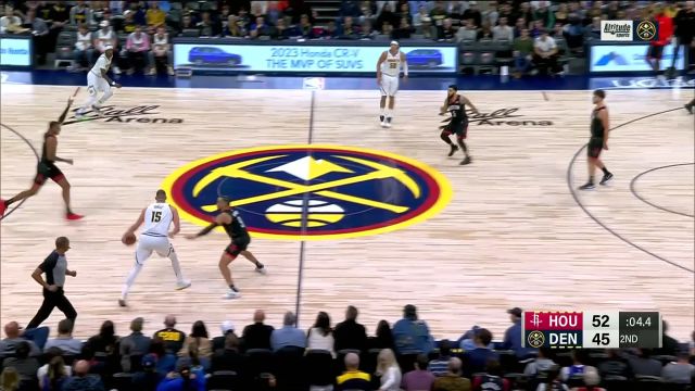 【2023年12月09日 火箭vs掘金集锦】谁人曼巴风骨！波普半场高难度压哨三分点燃全场