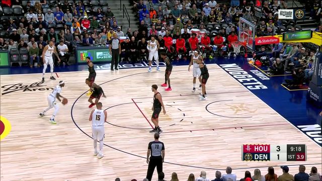 【2023年12月09日 火箭vs掘金集锦】展示坚决的态度！波普单打小史密斯压哨抛投稳稳打进